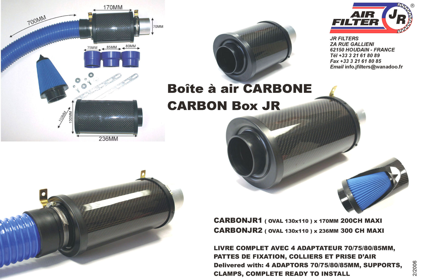 Filtre  Air Sport JR - CARBONJR2
